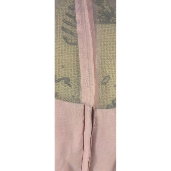 VTG Gown Sz 12 Runs small Mauve Pink Sheer Long Sleeves Union Md Elegant Cottage - Picture 7 of 12